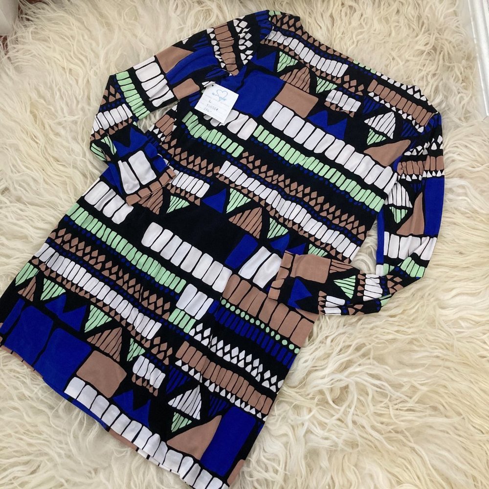 TIBI Printed Mini Dress - Picture 7 of 10